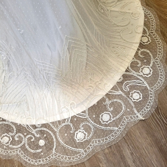 Lulus White Beaded Sequin Mermaid Maxi Dress - Picture 4 of 14